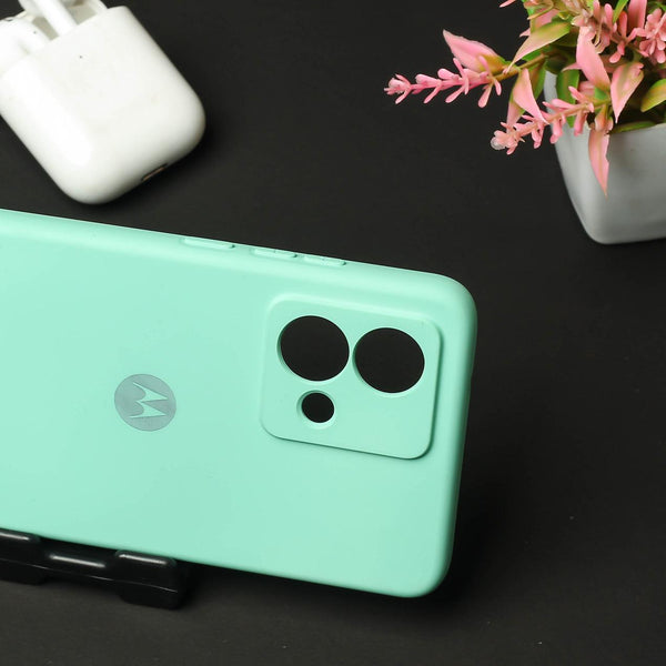 Light Blue Camera Original Silicone case for Motorola Edge 40 Neo