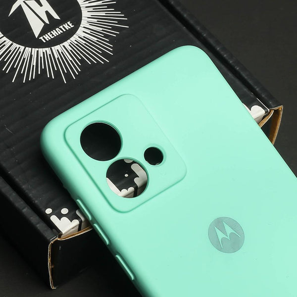 Light Blue Camera Original Silicone case for Motorola Edge 40 Neo