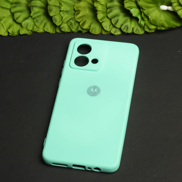 Light Blue Camera Original Silicone case for Motorola Edge 40 Neo
