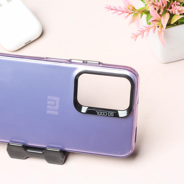 Purple Rgiem Slim Slicone Non-Yellowing Protective Case for Redmi Note 10