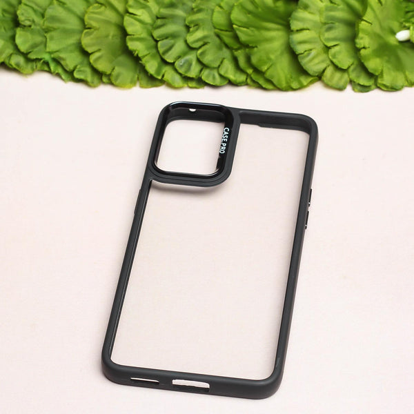 Black Lifted Transperant  Case for Oneplus Nord 2