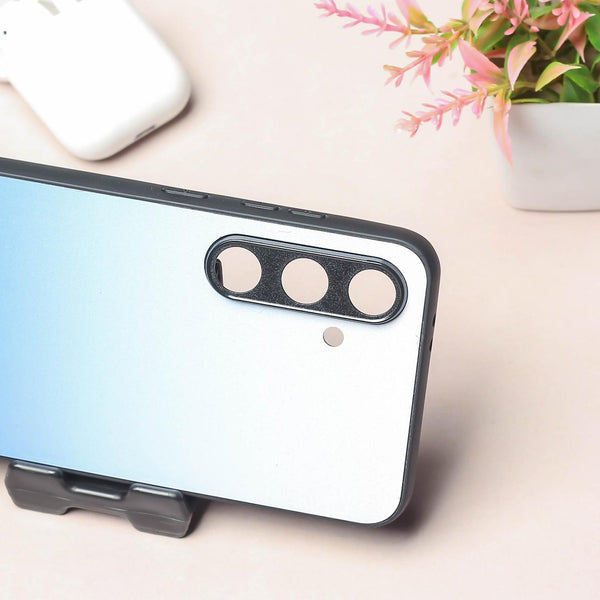 Blue Gradient metal back case for Samsung S24 FE