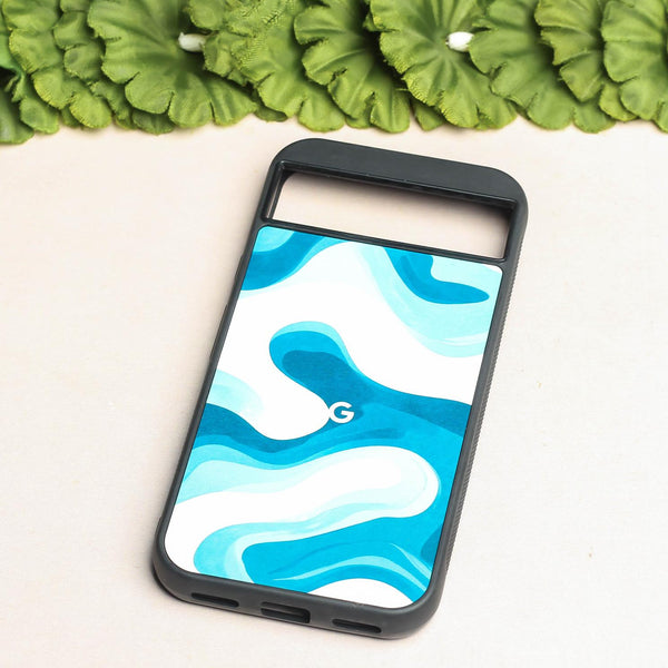 Oceanic Flow metal back case for Google Pixel 8