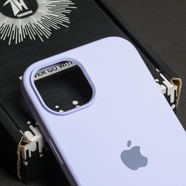 Purple Original Silicone case for Apple iphone 15