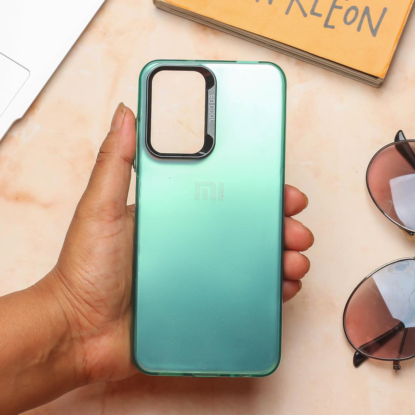 Green Rgiem Slim Slicone Non-Yellowing Protective Case for Redmi Note 10