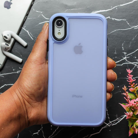 Purple Smoke Skin Silicone case for Apple iphone XR