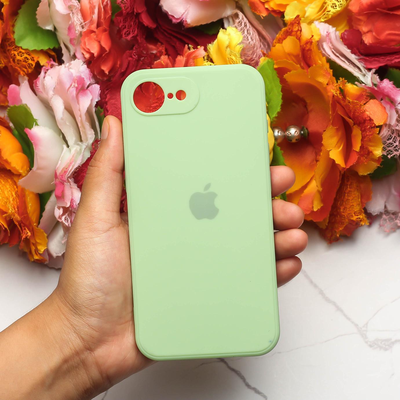 Light Green Candy Silicone Case for Apple Iphone 16E