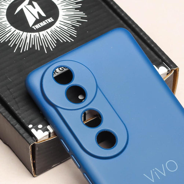 Dark Blue Camera Original Silicone case for Vivo V40