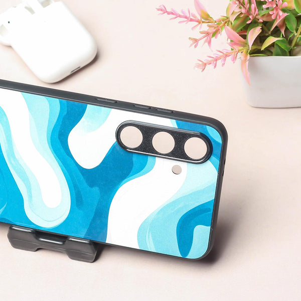 Oceanic Flow metal back case for Samsung S24 FE