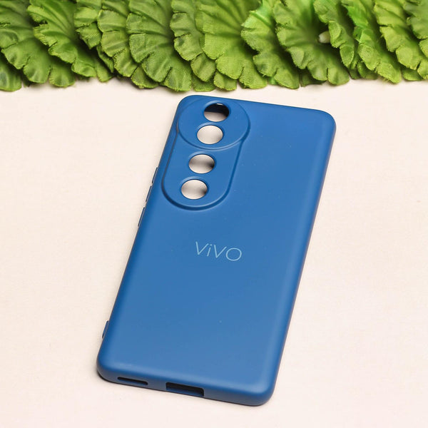 Dark Blue Camera Original Silicone case for Vivo V40