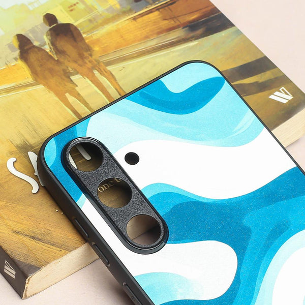 Oceanic Flow metal back case for Samsung S24 FE