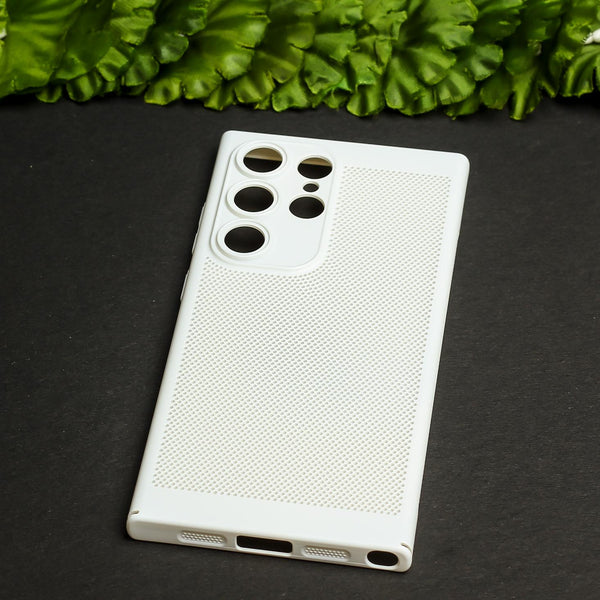 BREATHING WHITE Silicone Case for Samsung S22 Ultra
