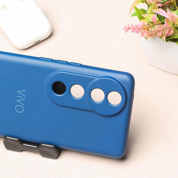Dark Blue Camera Original Silicone case for Vivo V40