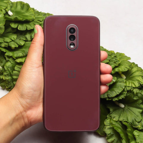 Mehroon camera Safe mirror case for Oneplus 6T