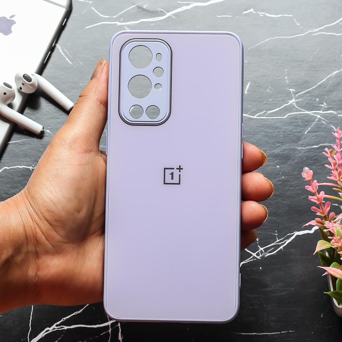 Purple camera Safe mirror case for Oneplus 9 Pro