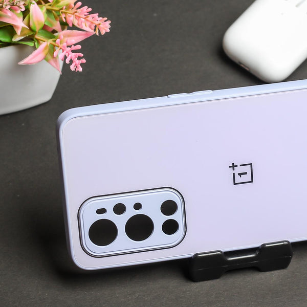 Purple camera Safe mirror case for Oneplus 9 Pro