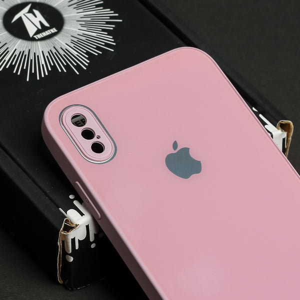 Lavender camera Safe mirror case for Apple Iphone X/XS