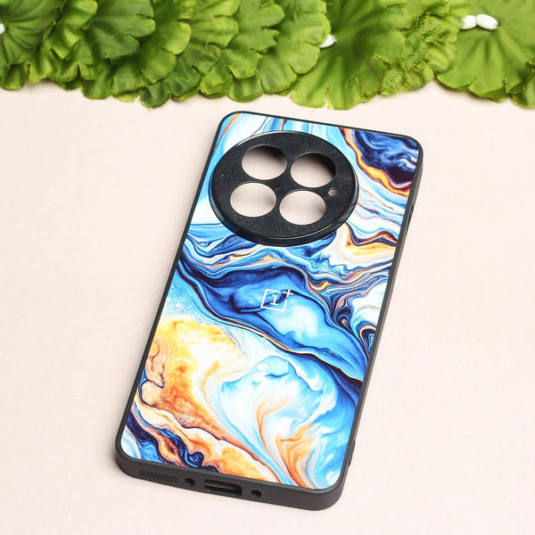 Blue Opulent metal back case for OnePlus 13R