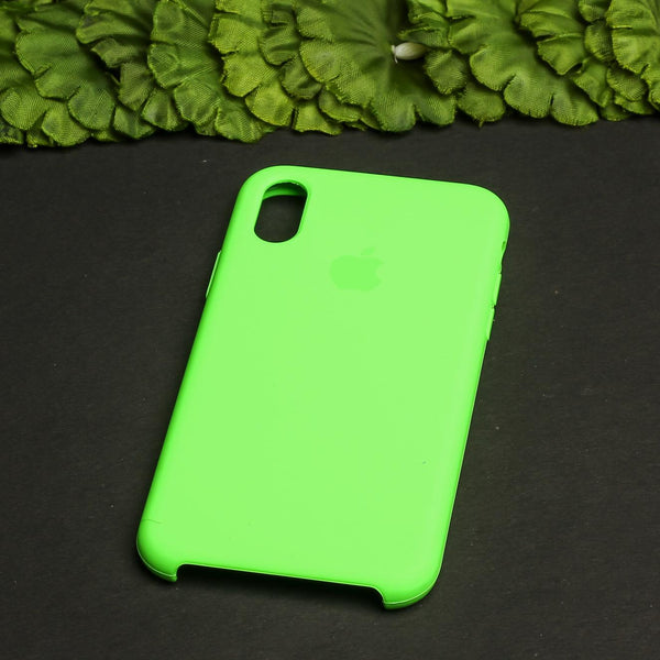 Neon Green Original Silicone case for Apple iphone Xs Max