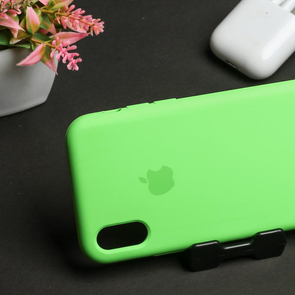 Neon Green Original Silicone case for Apple iphone Xs Max