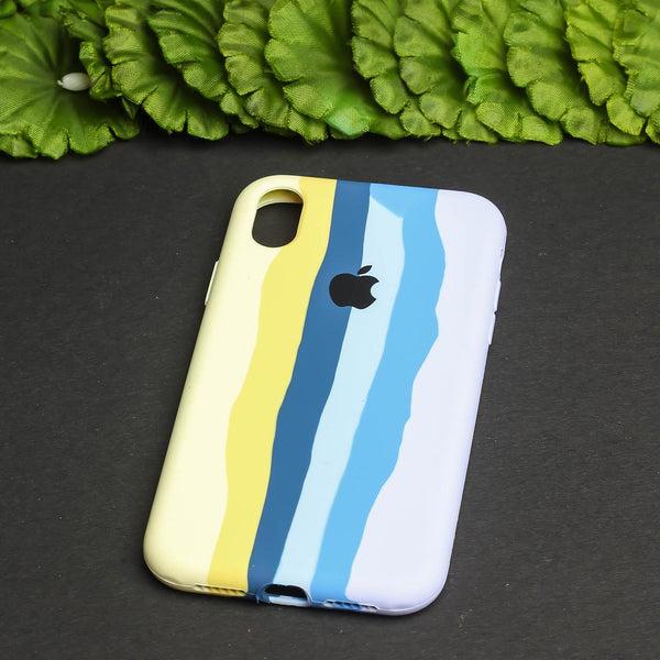 PATTERN 1 Rainbow Silicone Case for Apple iphone XR