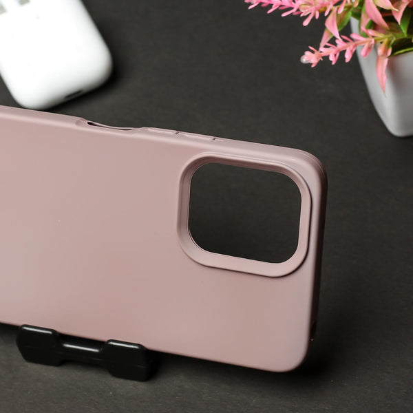 Rosy Brown Original Silicone case for Redmi 12 5G