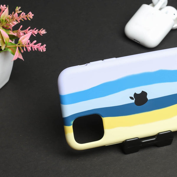 PATTERN 1 Rainbow Silicone Case for Apple iphone 11