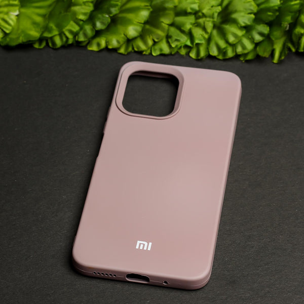 Rosy Brown Original Silicone case for Redmi 12 5G