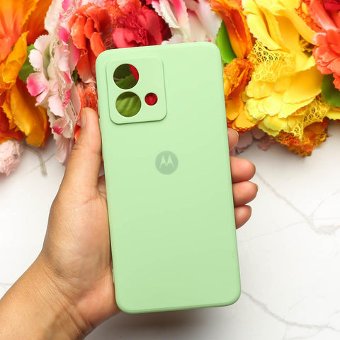 Light Green Camera Original Silicone case for Motorola Edge 40 Neo