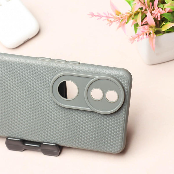 Grey Line Wave Silicone Case for Vivo V50