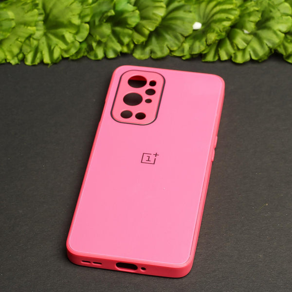 Dark Pink camera Safe mirror case for Oneplus 9 Pro