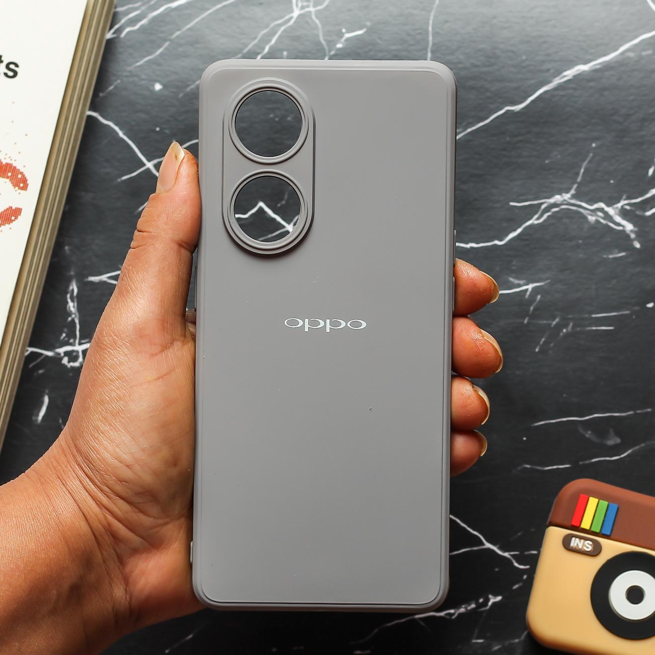 Grey Camera Original Silicone case for Oppo Reno 8T