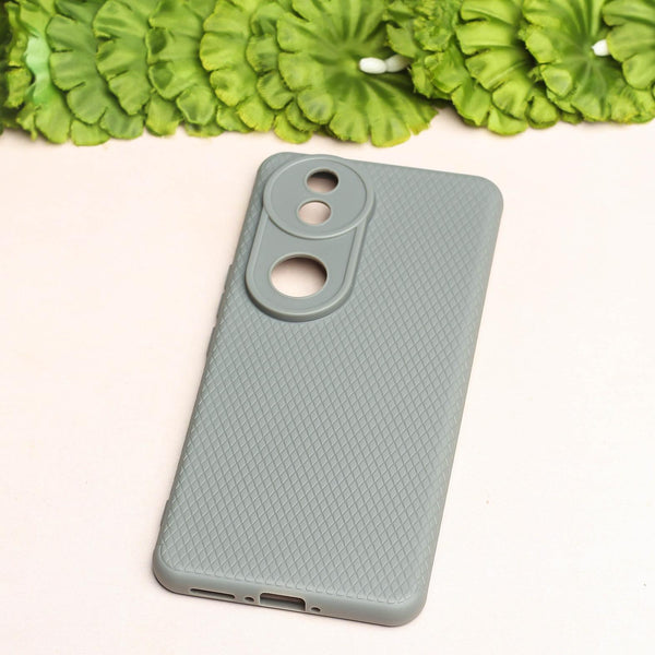 Grey Line Wave Silicone Case for Vivo V50