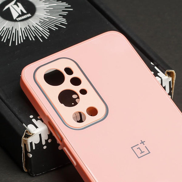 Pink camera Safe mirror case for Oneplus 9 Pro