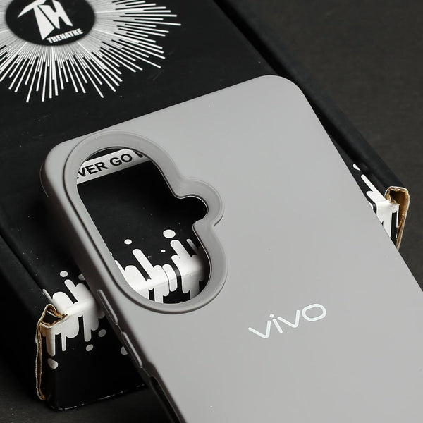 Grey Original Silicone case for Vivo Y27 4G