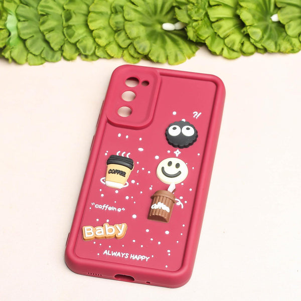 Mehroon COFFEE (ALWAYS HAPPY) Silicone case for Samsung S20 FE