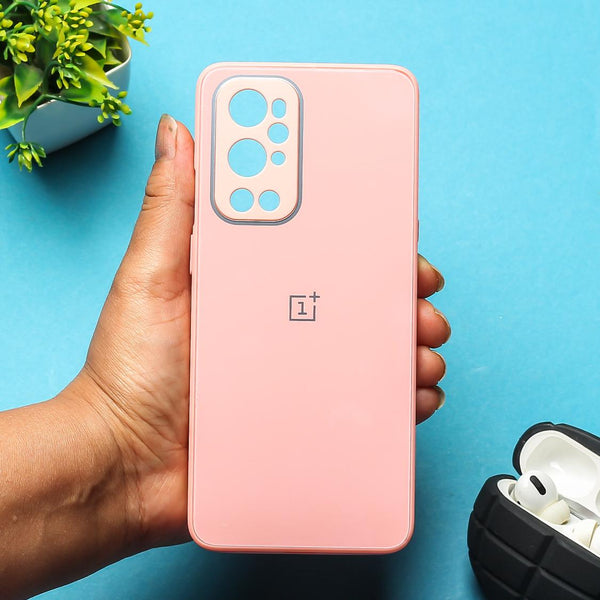 Pink camera Safe mirror case for Oneplus 9 Pro