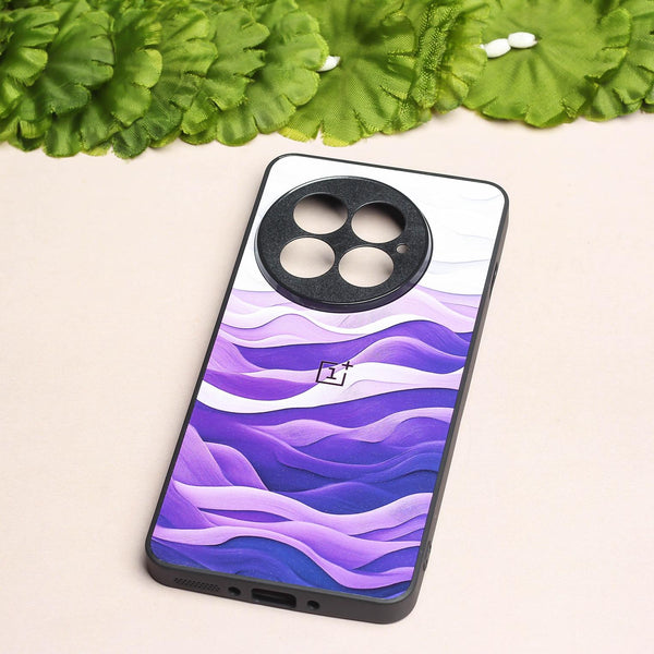 Purple Crest metal back case for OnePlus 13