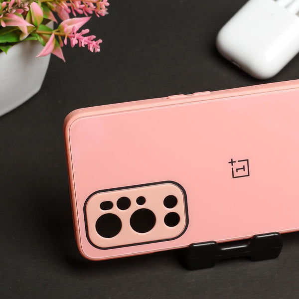 Pink camera Safe mirror case for Oneplus 9 Pro