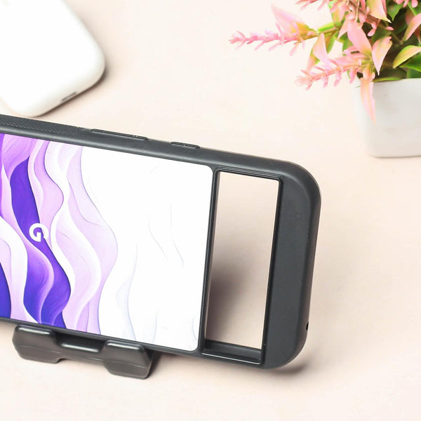 Purple Crest metal back case for Google Pixel 8