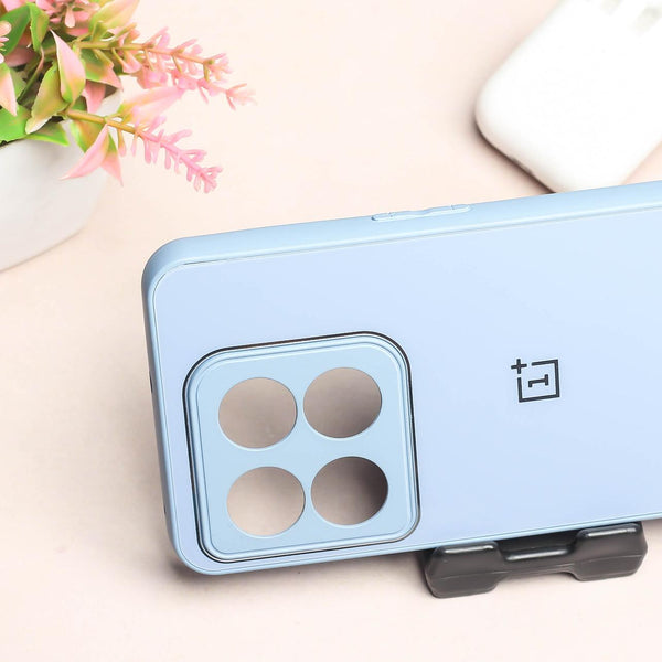 Blue camera Safe mirror case for Oneplus 10T