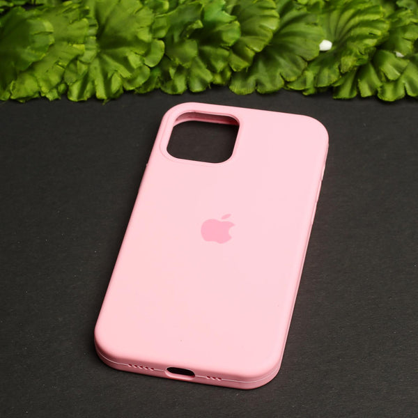 Pink Original Silicone case for Apple iphone 12