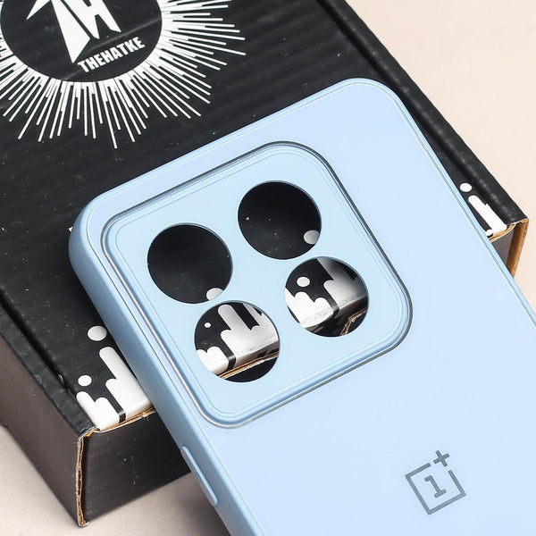 Blue camera Safe mirror case for Oneplus 10T