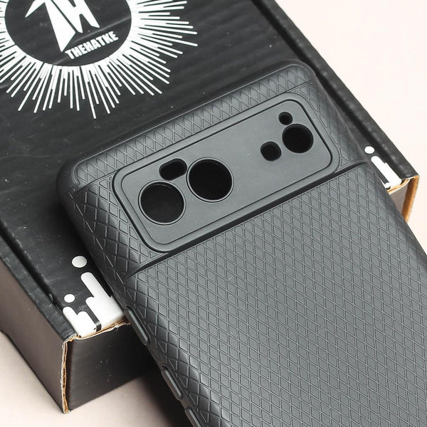 Black Line Wave Silicone Case for Google Pixel 6