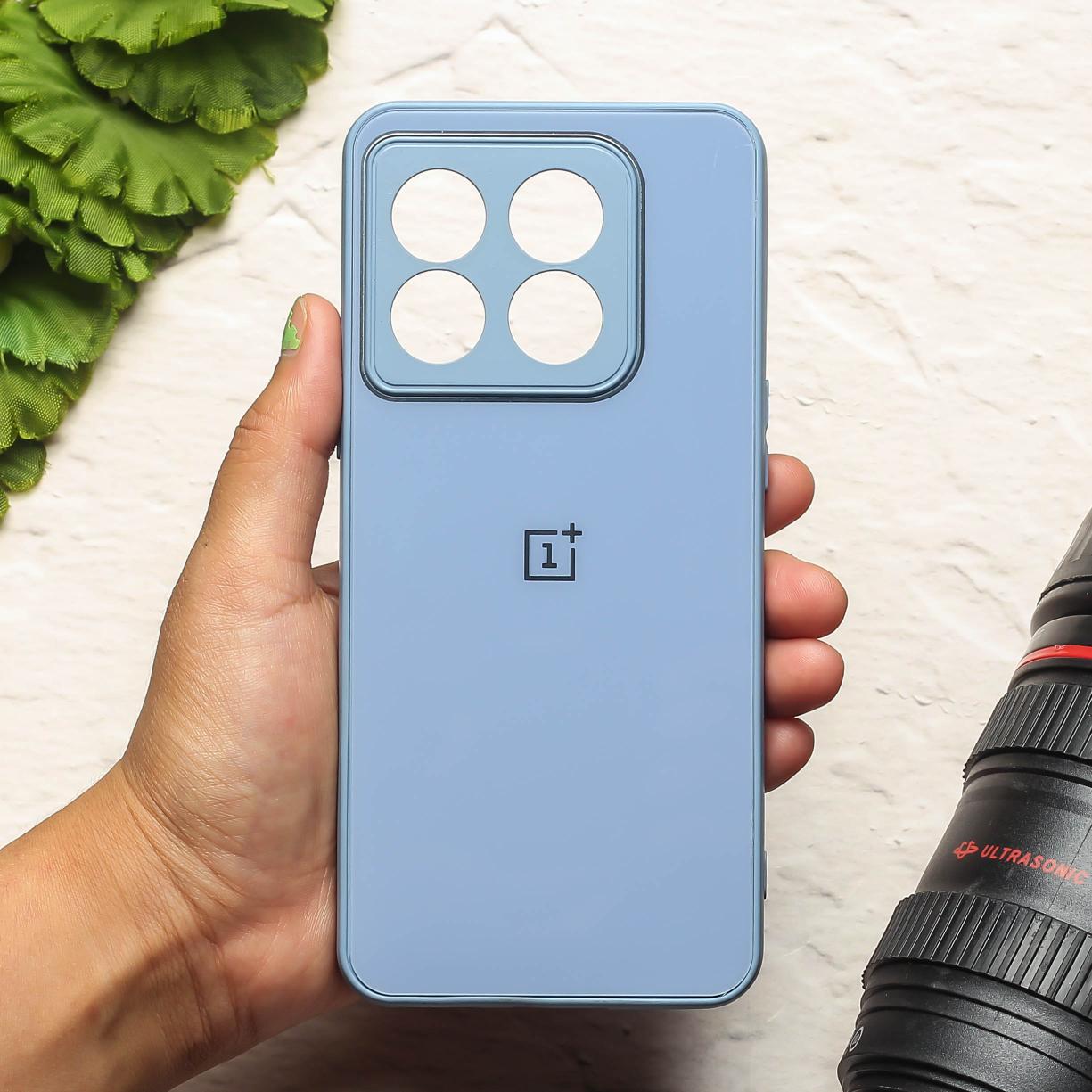Blue camera Safe mirror case for Oneplus 10T