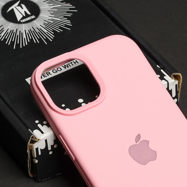 Pink Original Silicone case for Apple iphone 14