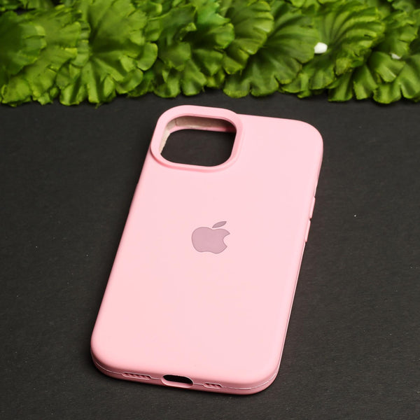 Pink Original Silicone case for Apple iphone 15