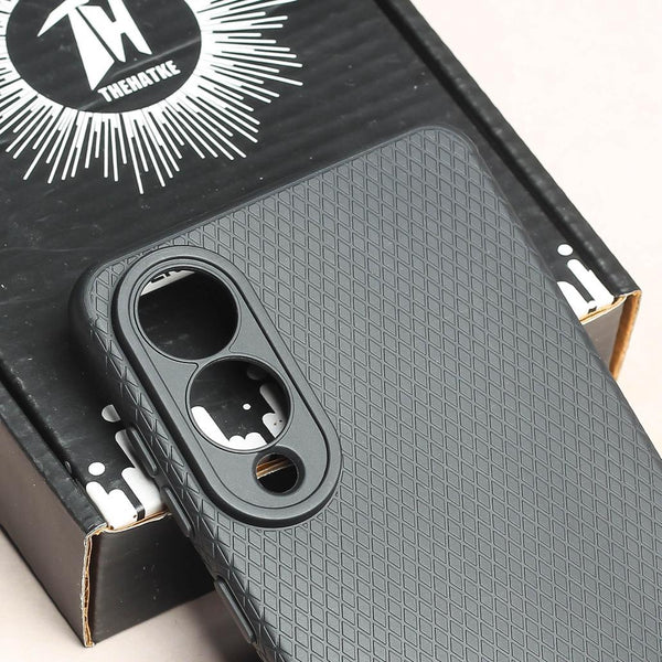 Black Line Wave Silicone Case for Oneplus Nord Ce 4 Lite
