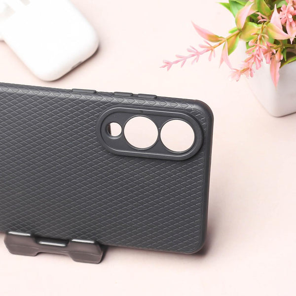 Black Line Wave Silicone Case for Oneplus Nord Ce 4 Lite