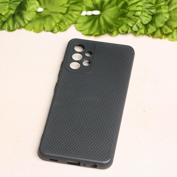 Black Line Wave Silicone Case for Samsung A32